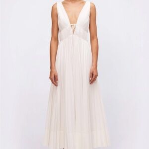 New w/ Tags Simkhai Stephanie White Sleeveless Dress Size 4